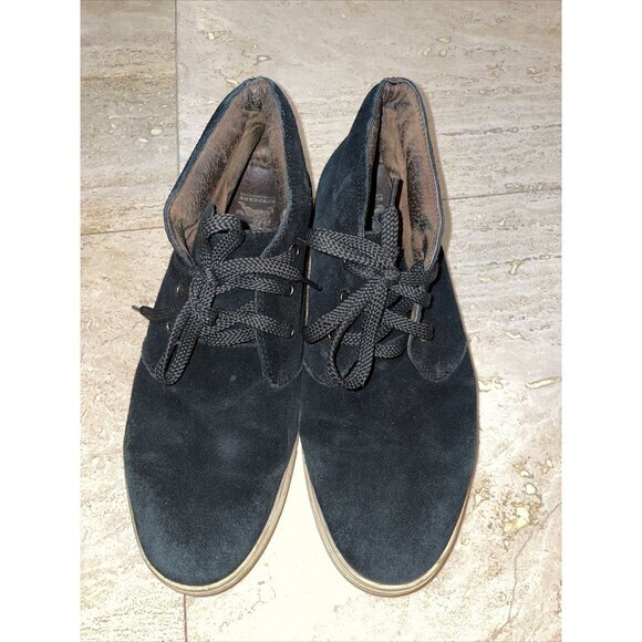 Burberry Black‎ Suede Laced Up Shoes Size 43 US 10 Men
